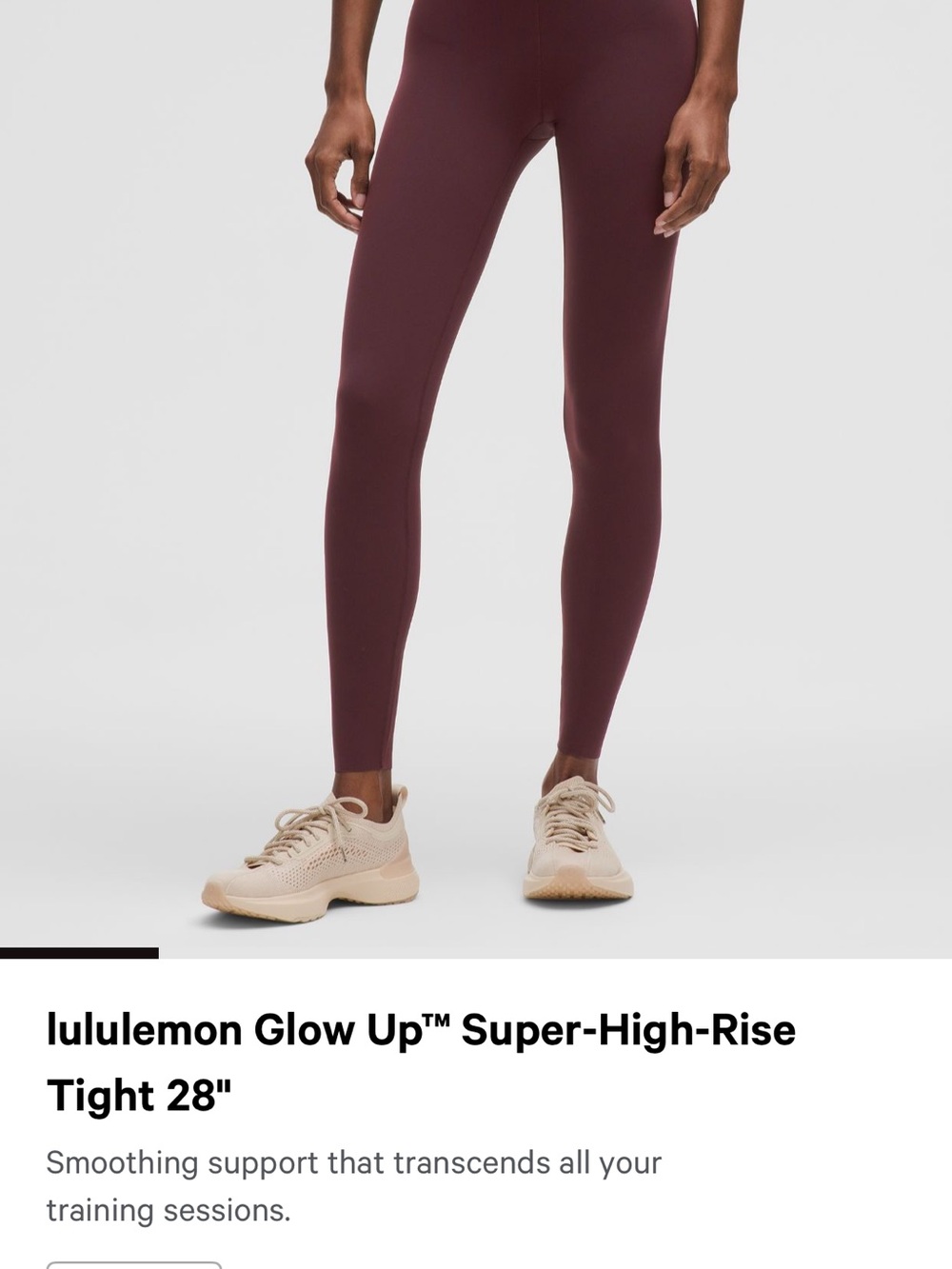 lululemon athletica High-Rise Legging in Deep Burgundy